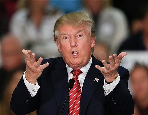 Trump struggles to explain drop from lead in polls