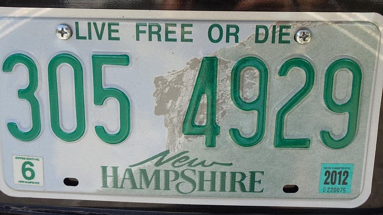 New Hampshire ranks first in the nation in freedom