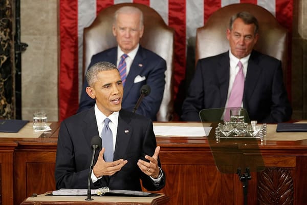 Obama reaches for upbeat outlook in final State of the Union