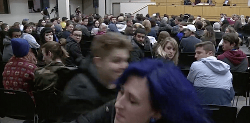 Campus Protester Pulls the Plug on Speaker She Doesn’t Like