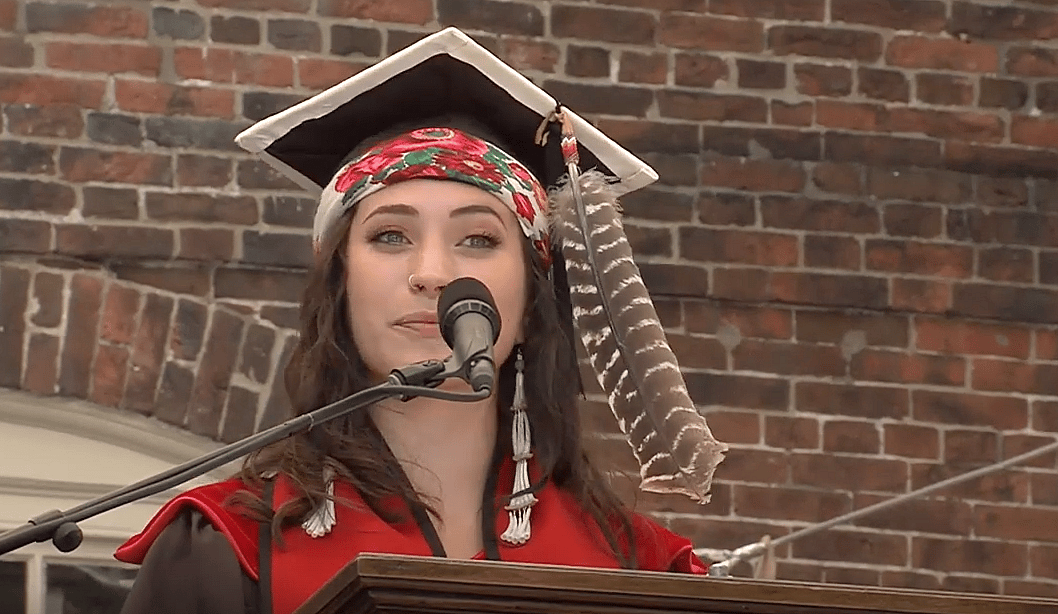 Brown University Is On Occupied Territory and Is Part of the Problem, About-To-Be-Tattooed New Graduate Tells Fellow Graduates