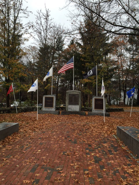 The Veterans Memorial in Concord, Mass. (Lauren E. Forcucci)