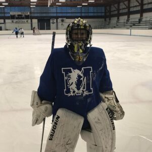 Sixth-Grader Is Starting Goalie For Medford/Malden Varsity Girls' Hockey Team This Season
