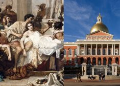 Pagan Rome and Massachusetts State House Photo — Boston and Rome — Saved Wednesday 7-27-2022