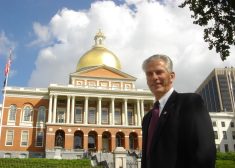 Kris Mineau Photo — Standing In Front of Massachusetts State House — Fill State House in the Background — Saved Thursday 9-15-2022