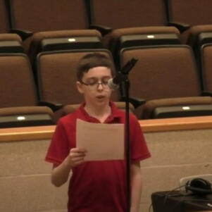 Transcript of Twelve-Year-Old Liam Morrison's Comments To Middleborough School Committee On Thursday, April 13