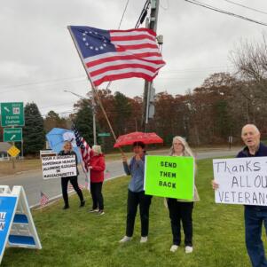 Cape Protesters Against Illegal Immigration Draw Attention To Issue That Is Roiling Massachusetts