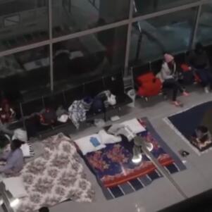 Illegal Immigrants Sleeping At Logan Airport, Something Maura Healey Said Two Months Ago She Hoped Wouldn't Happen